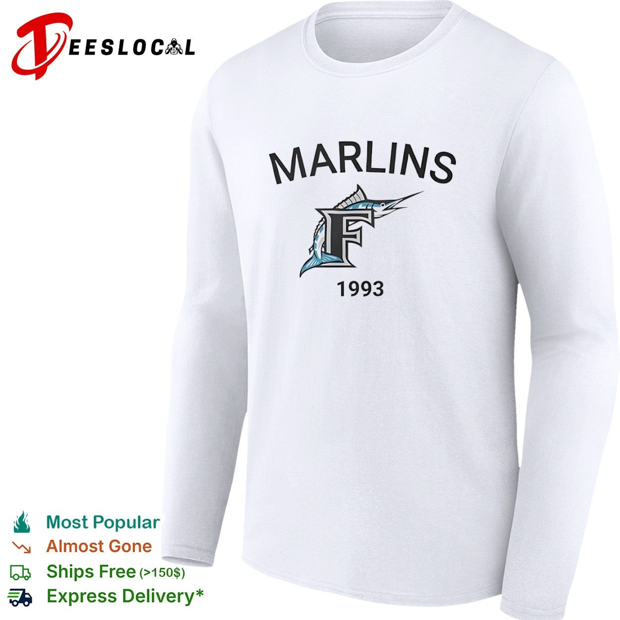 Florida Marlins 1993 logo shirt