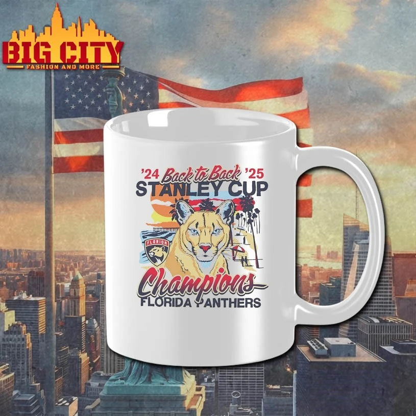 Florida Panthers ’24 Back to back ’25 Stanley cup Champions shirt