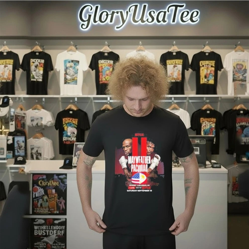 Floyd Mayweather Vs Manny Pacquiao Professional Boxing Match At Sphere Las Vegas On September 19 2026 T-Shirt