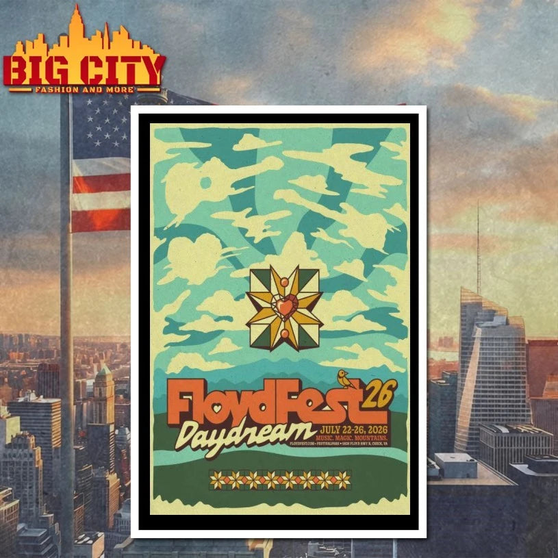FloydFest July 22-26 2026 Festival Park Check VA Poster shirt