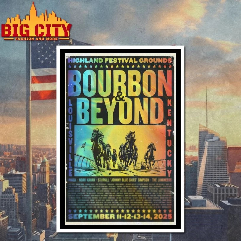 Foil Poster Bourbon &amp; Beyond in Louisville, Kentucky 2025 Shirt