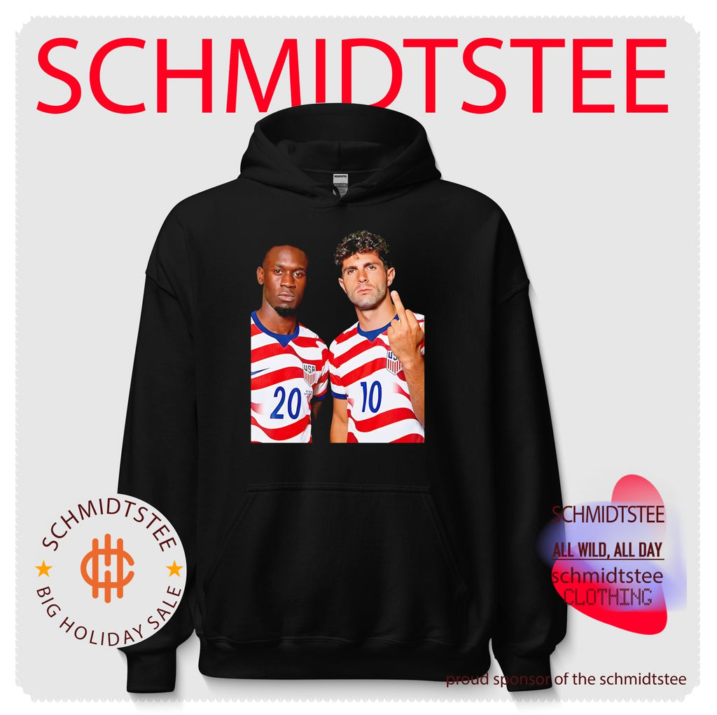 Folarin Balogun and Christian Pulisic United States National Football middle finger shirt
