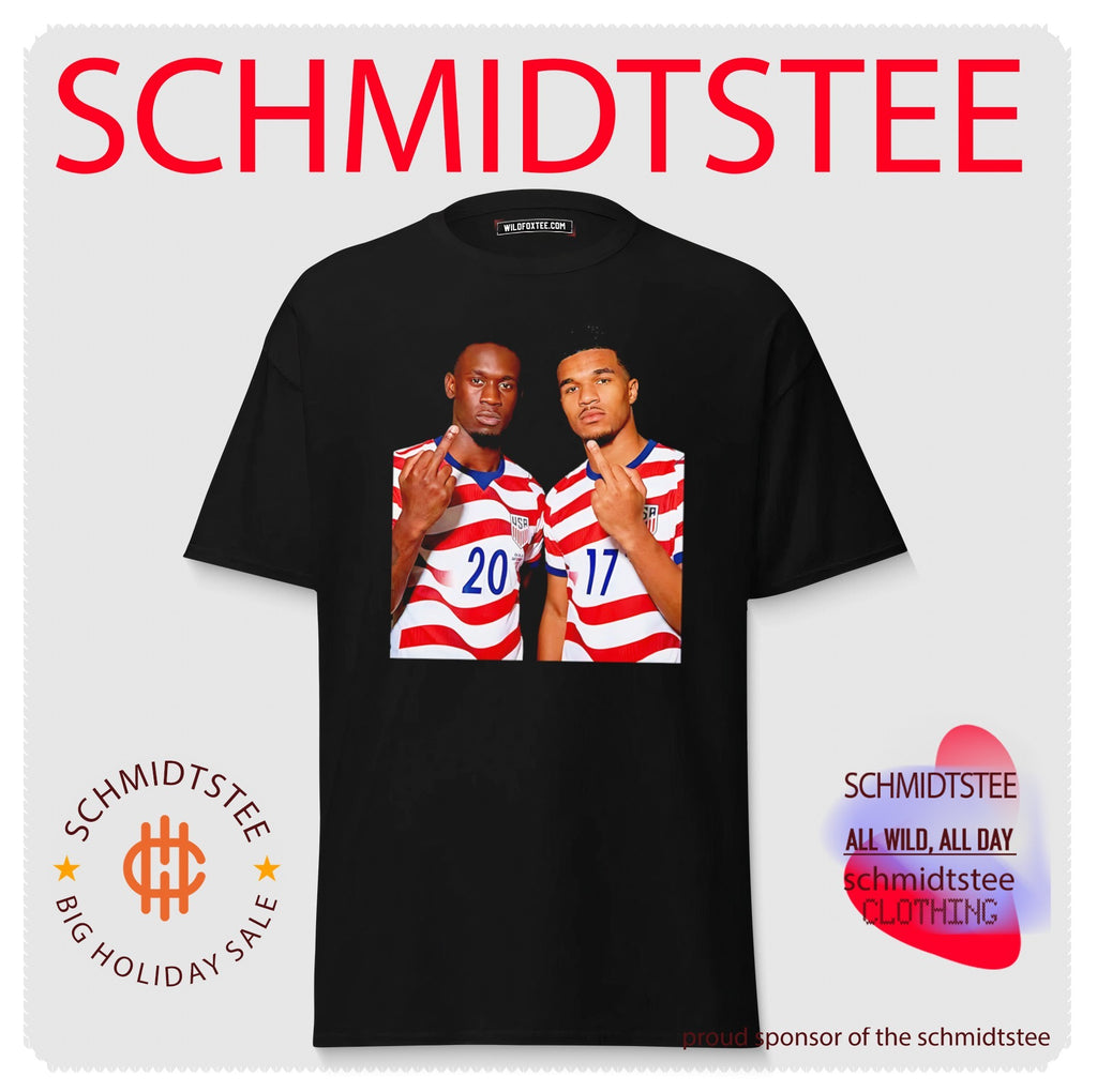 Folarin Balogun and Malik Tillman United States National Football middle finger shirt
