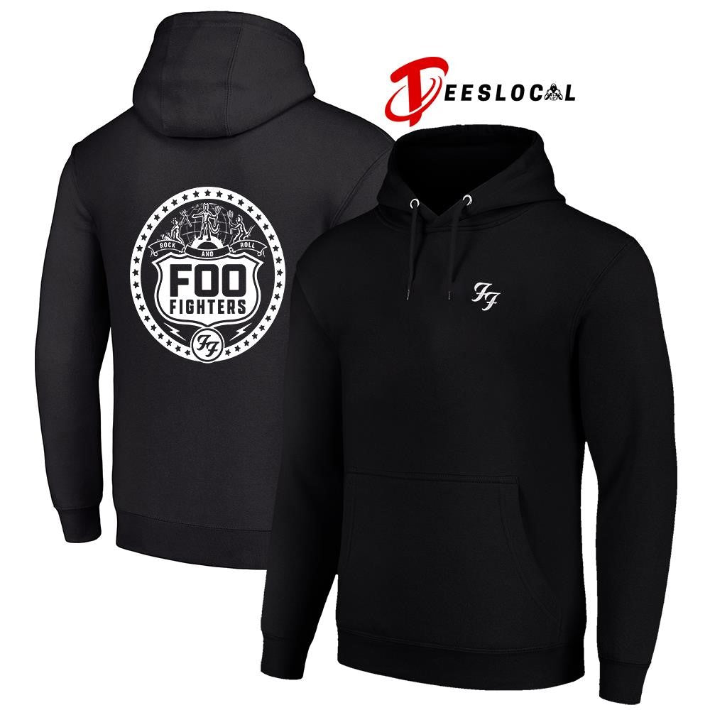 Foo Fighters Take Cover tour Rock and Roll 3 Devils Polo football shirt