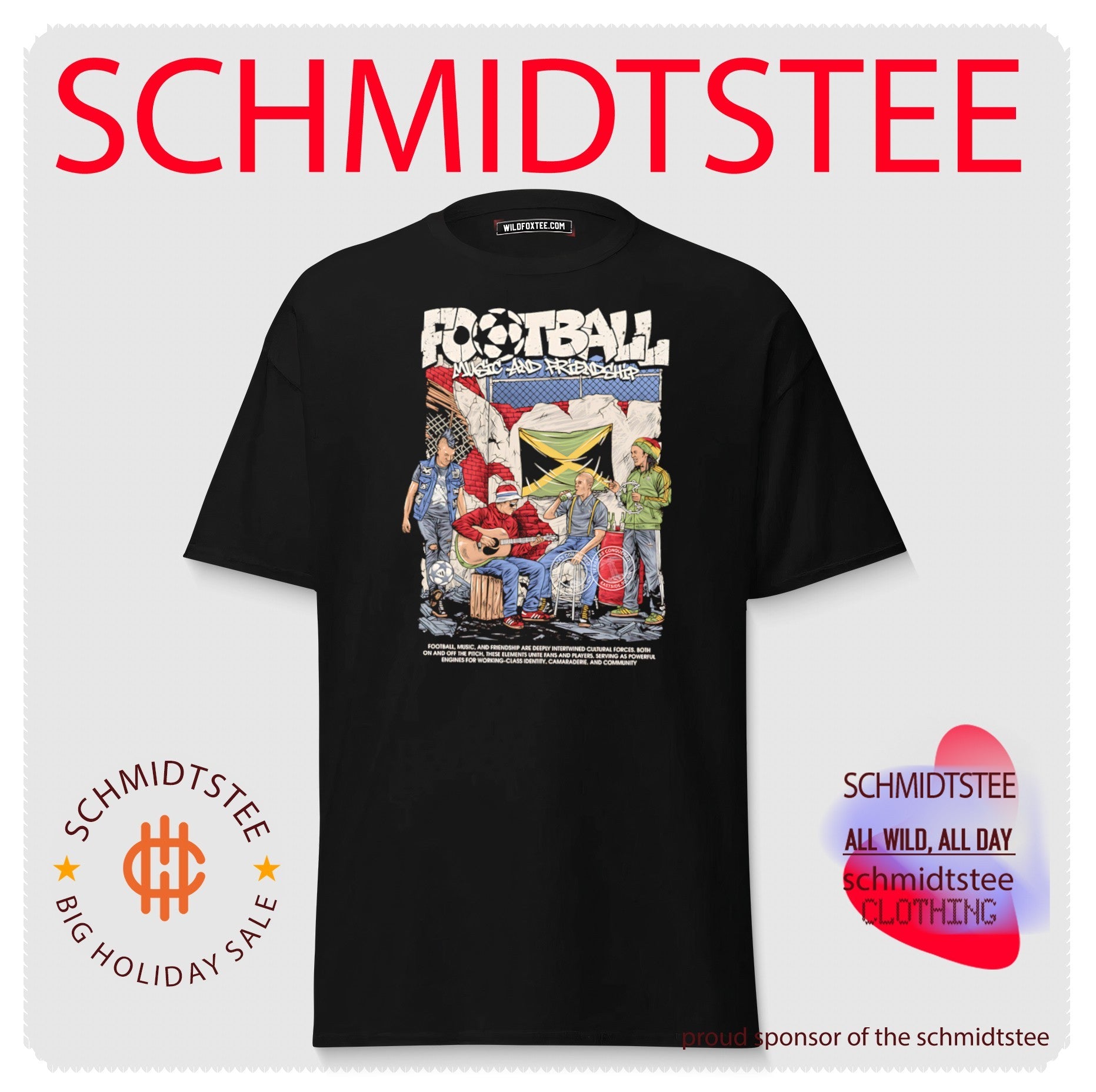 Football Music and Friendship Working-Class Identity and Community shirt