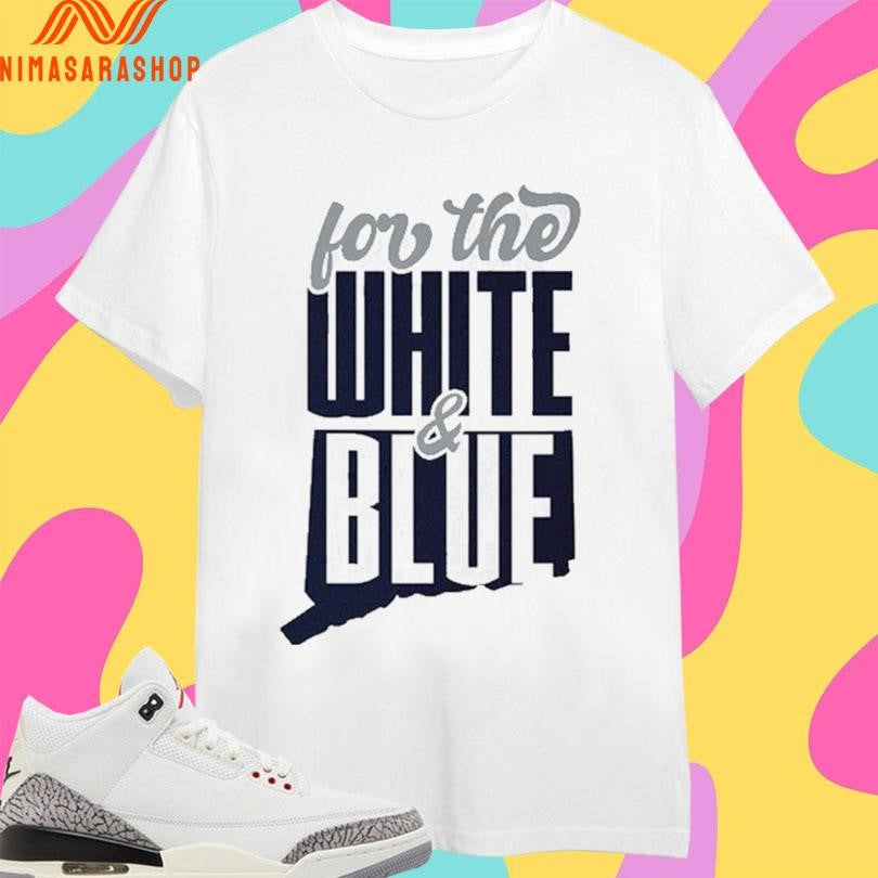 For The White And Blue Uconn Huskies Women’s Ice Hockey Shirts