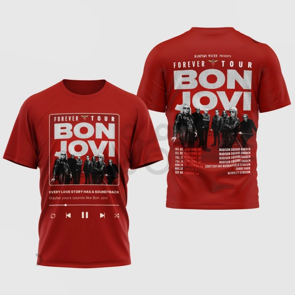 Forever Tour Bon Jovi Forever Tour Shirt