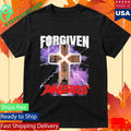 Forgiven &amp; Dangerous Christian Lion Cross Shirt