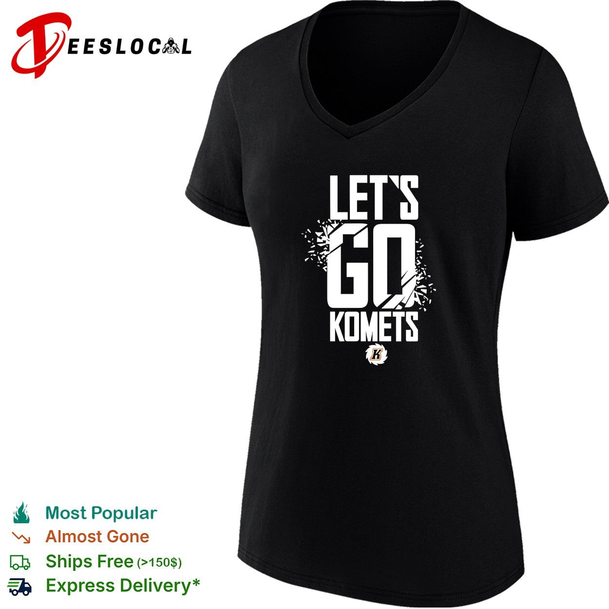 Fort Wayne Komets let’s go Komets hockey team logo shirt