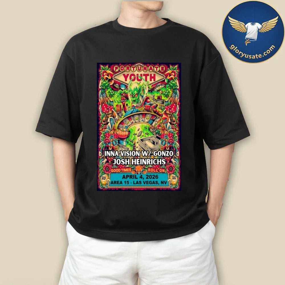 Fortunate Youth Las Vegas, NV April 4 2026 Concert Poster Shirt