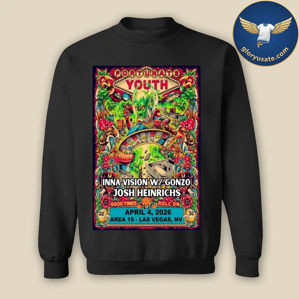 Fortunate Youth Las Vegas, NV April 4 2026 Concert Poster Shirt