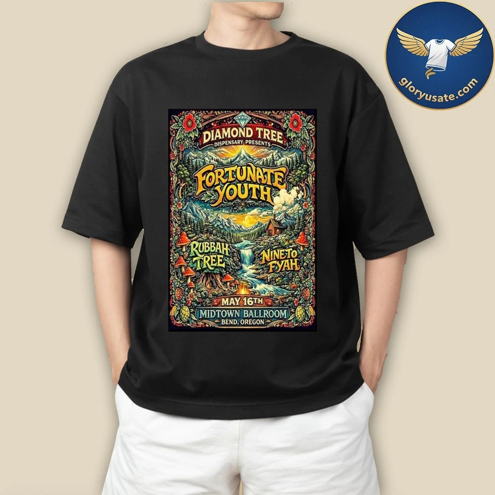 Fortunate Youth May 16 2026 Midtown Ballroom Bend OR Poster Shirt