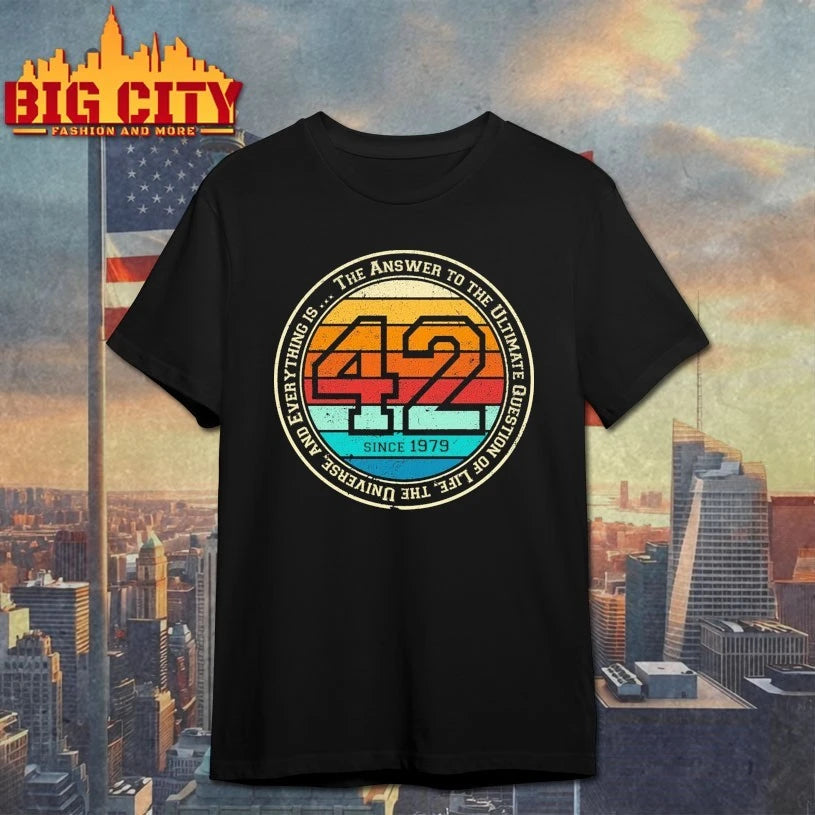 Forty-Two The answer to the ultimate question of life vintage shirt