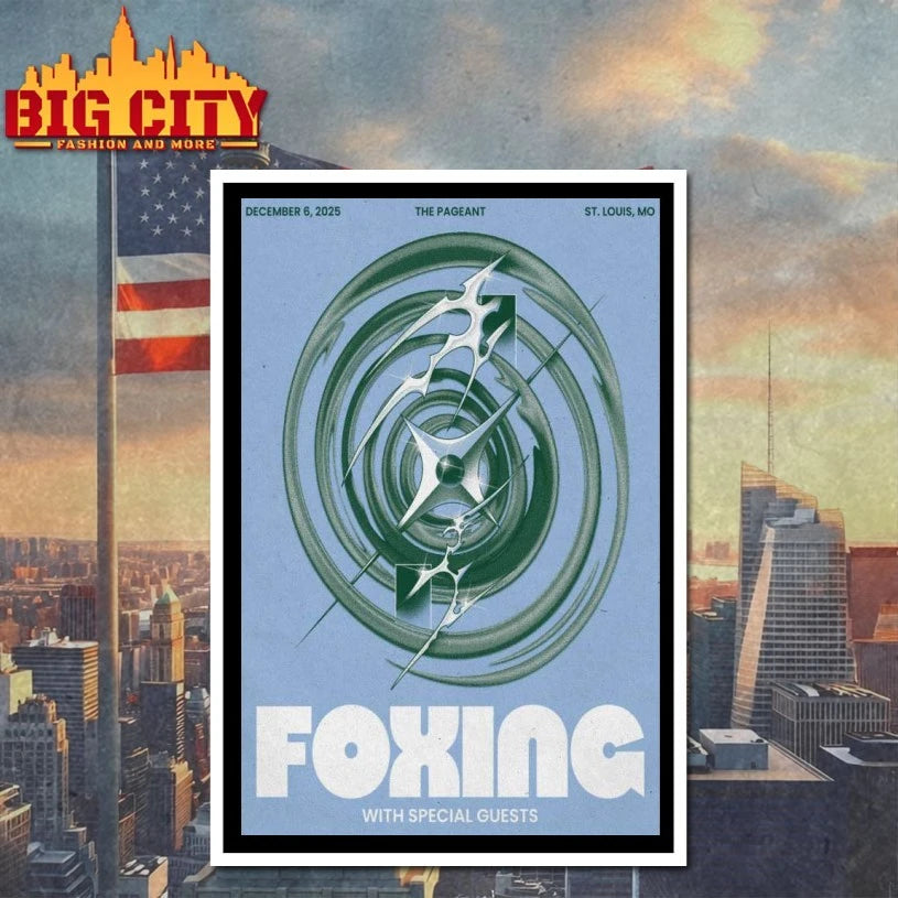 Foxing December 6, 2025 The Pageant Delmar Hall St. Louis Concert Poster shirt