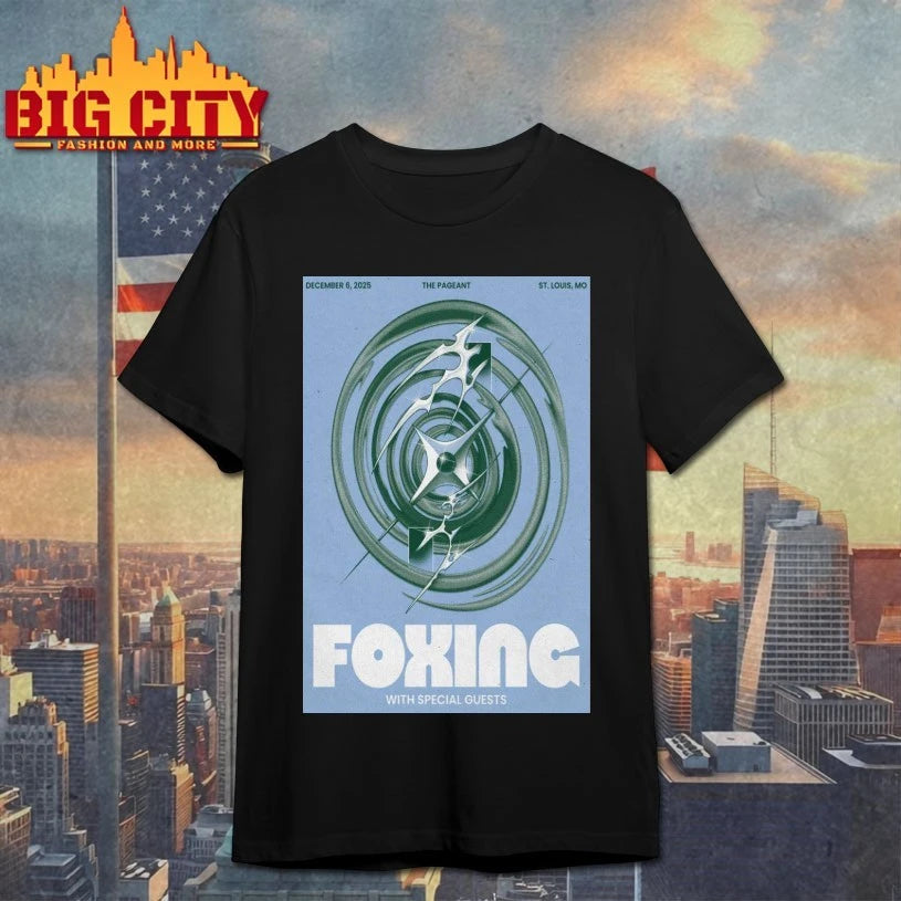 Foxing December 6, 2025 The Pageant Delmar Hall St. Louis Concert Poster shirt