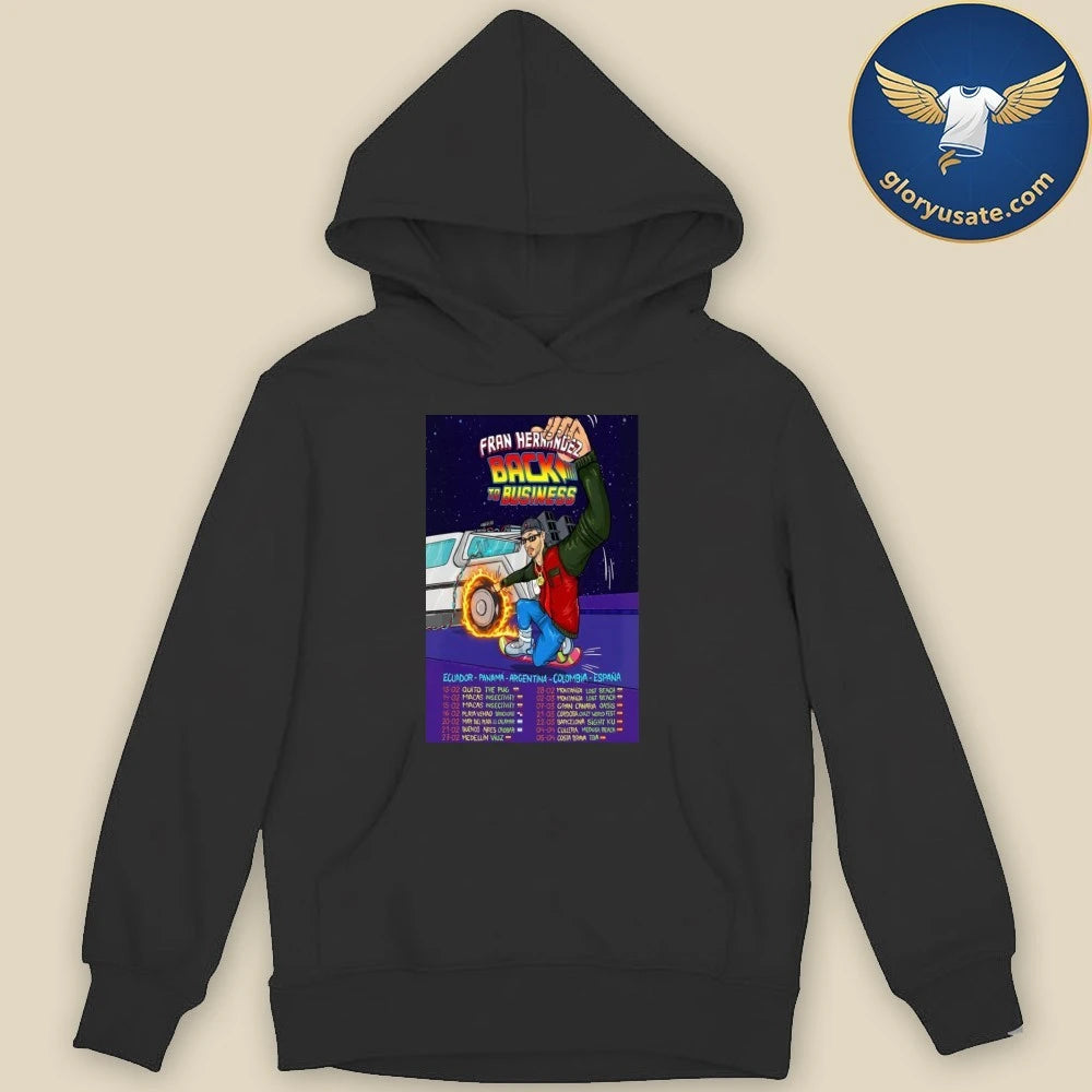 Fran Hernandez Back to Business Tour 2026 Poster Shirt