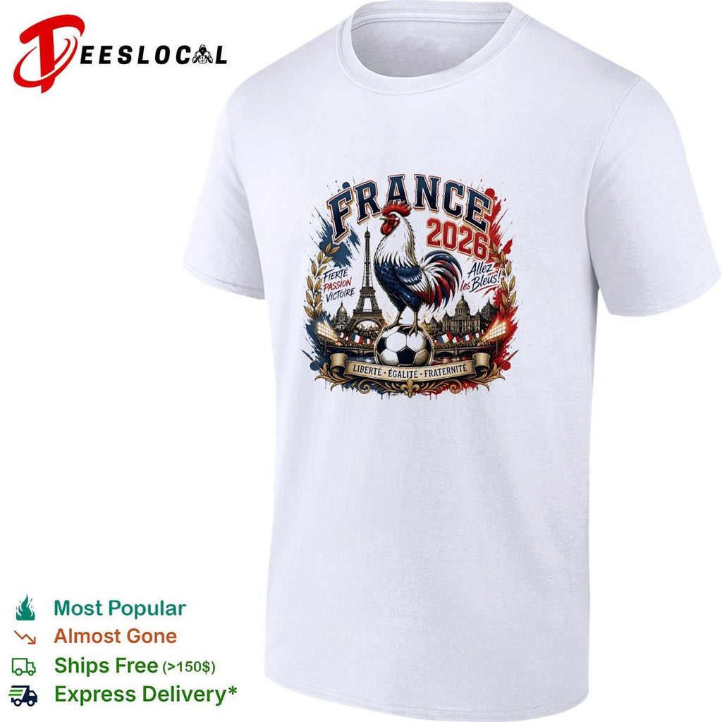 France 2026 FIFA World Cup rooster Eiffel Tower Liberte soccer shirt