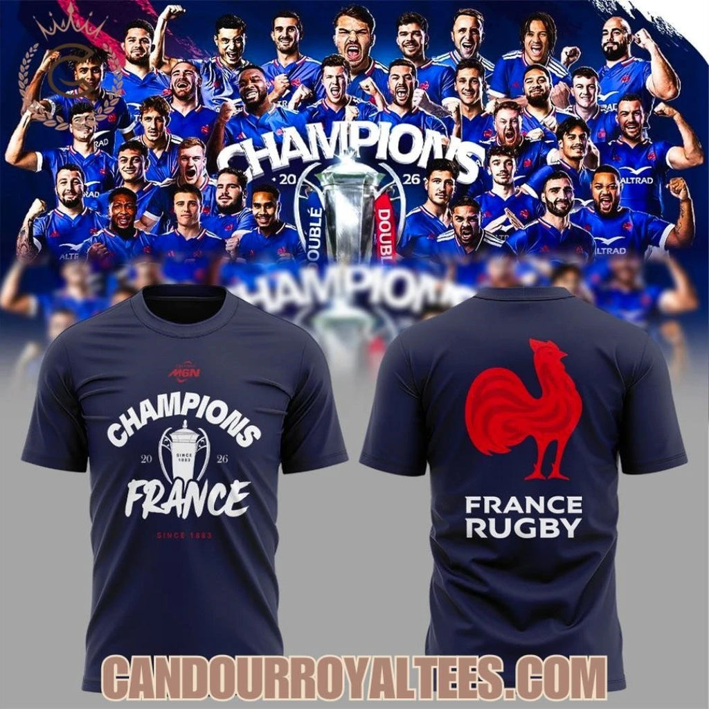France Rugby Guinness Men’s Six Nations Champions Shirt