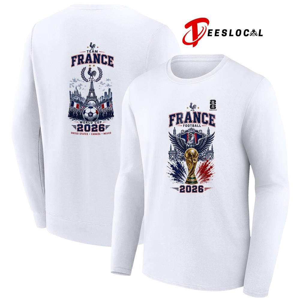 France World Cup trophy graphic shirt