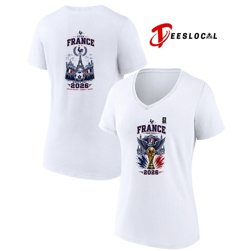 France World Cup trophy graphic shirt