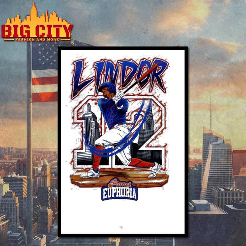 Francisco Lindor New York Mets Hand Drawn Artwork Shirt