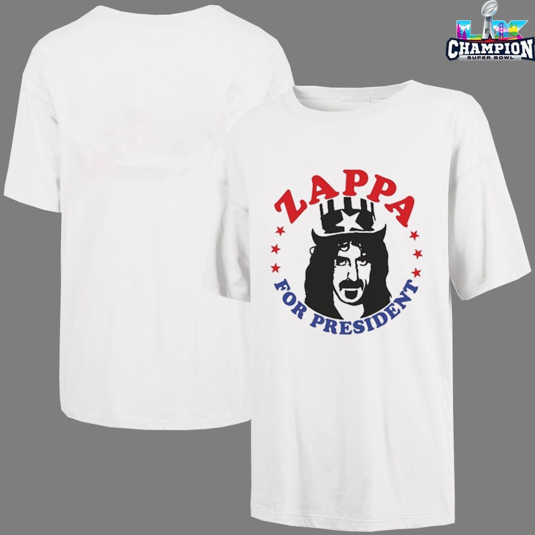Frank Zappa For President T-shirts