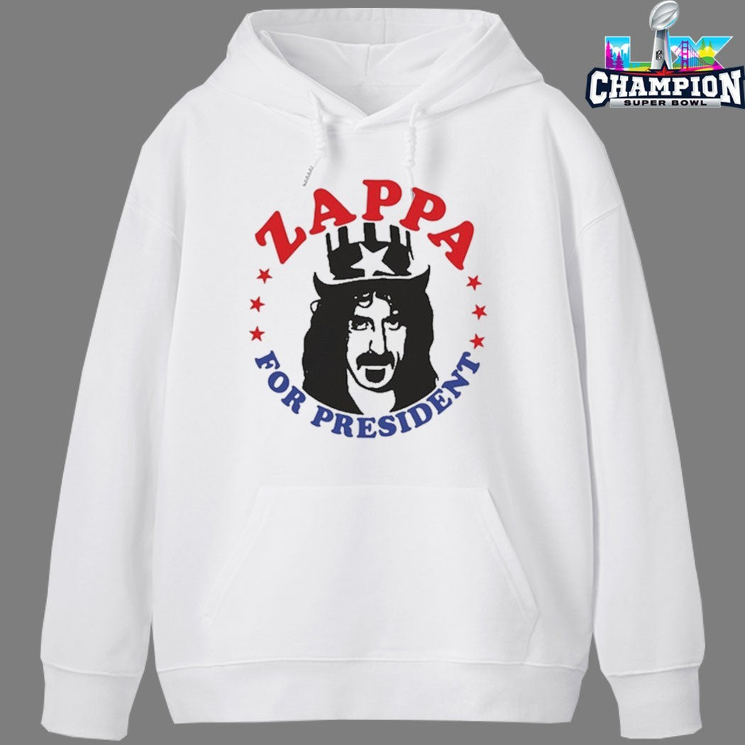 Frank Zappa For President T-shirts
