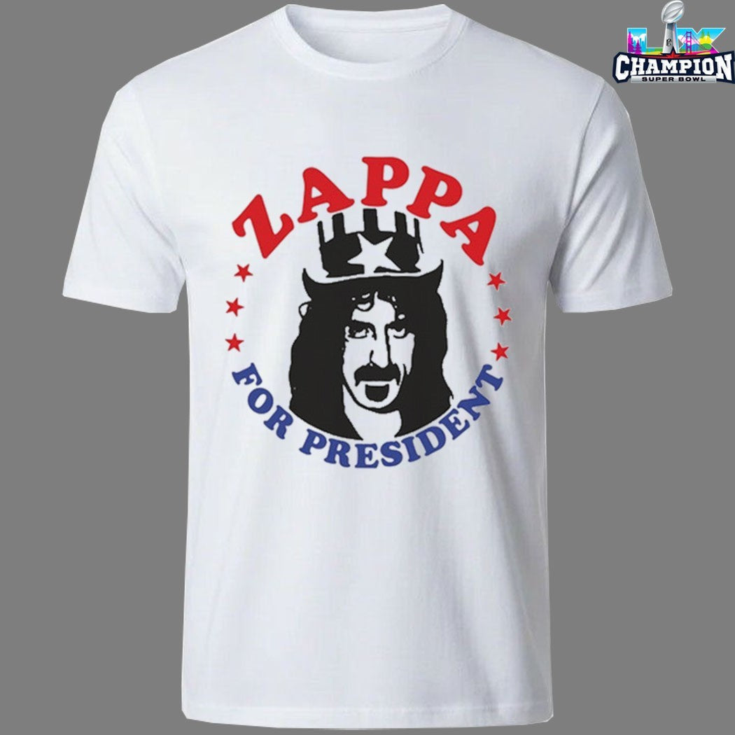 Frank Zappa For President T-shirts