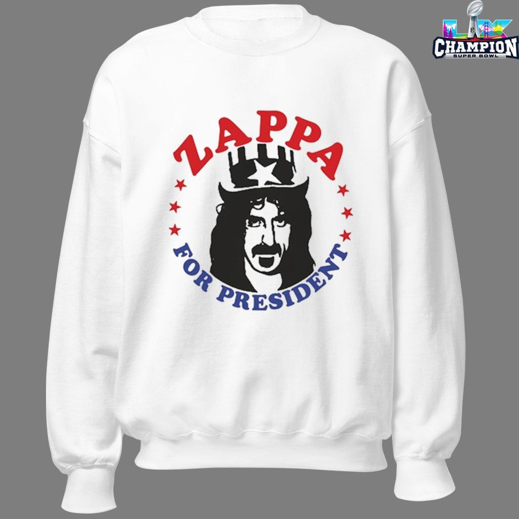 Frank Zappa For President T-shirts