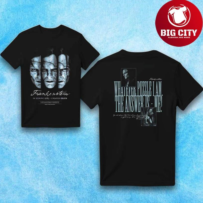 Frankenstein Created Death Horror 2025 Two Sided Shirt