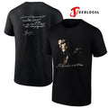 Frankenstein portrait graphic text shirt