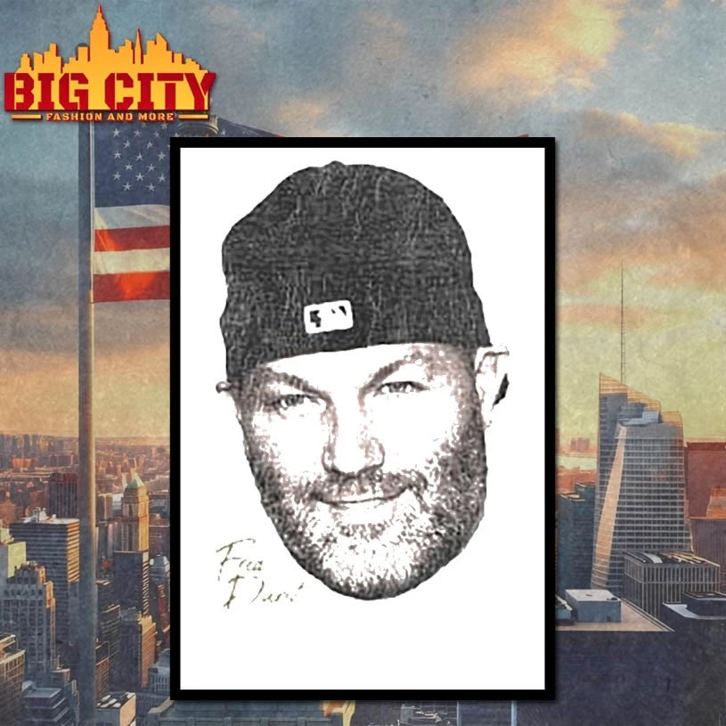 Fred Durst face signature shirt