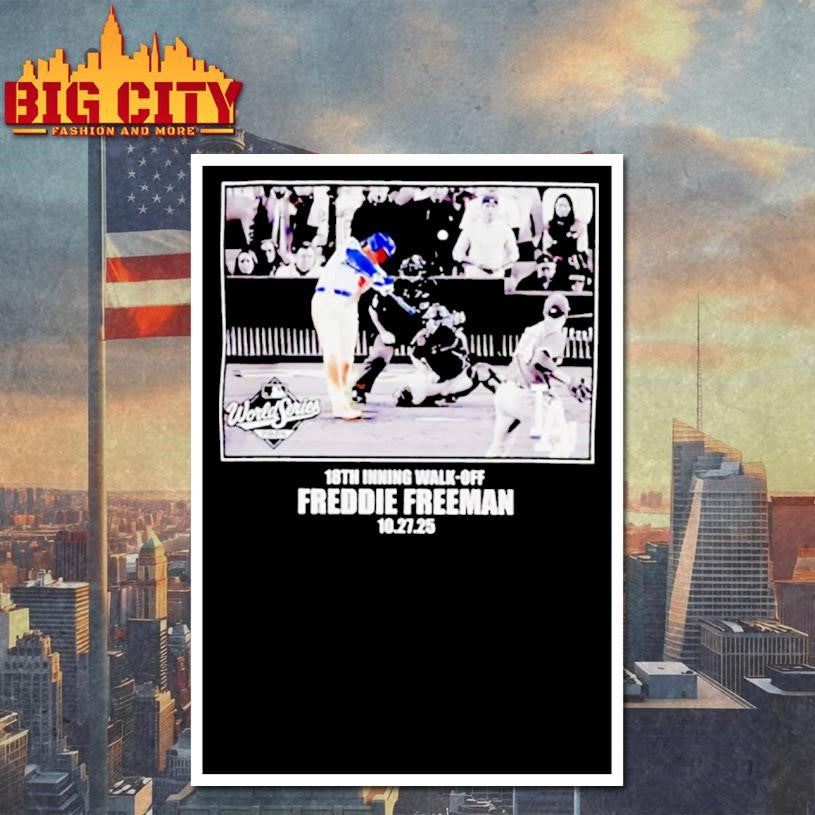Freddie Freeman Los Angeles Dodgers Postseason Moments 2025 shirt