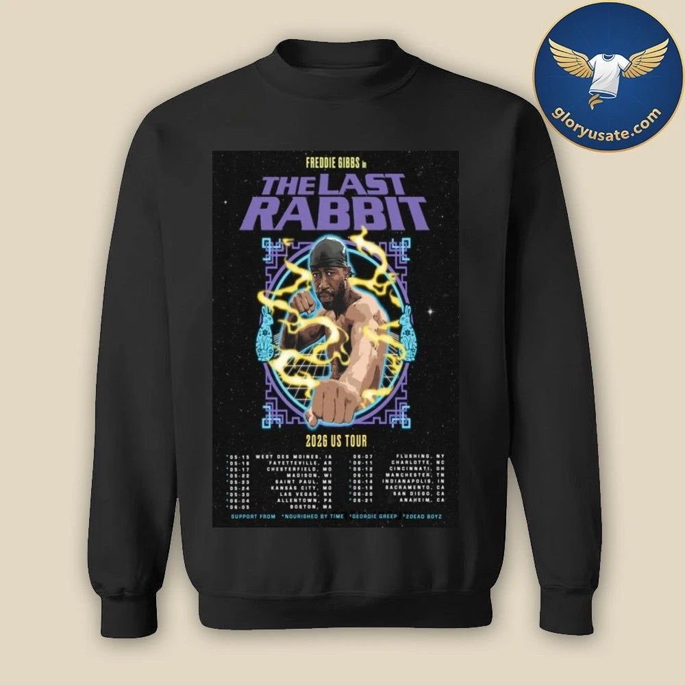 Freddie Gibbs The Last Rabbit Tour US 2026 Poster Shirt