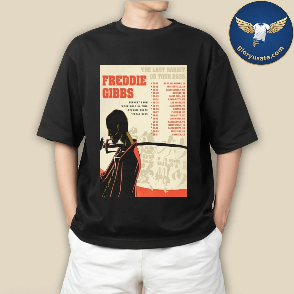 Freddie Gibbs The Last Rabbit US Tour 2026 Poster Shirt