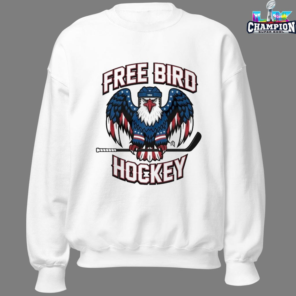 Free Bird Hockey USA Olympic Eagle T-shirts