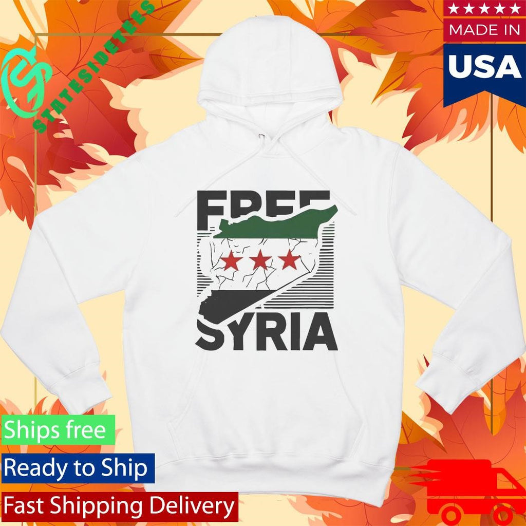Free Syria Map Shirt