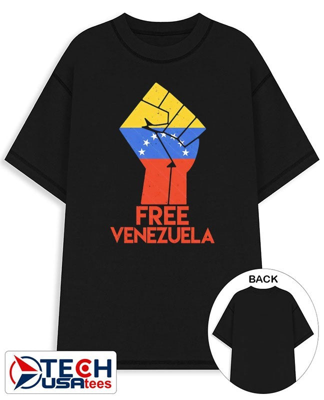 Free for Venezuela hand fist shirt