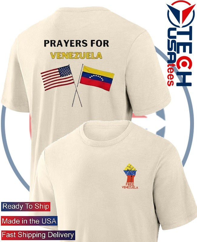 Free for Venezuela hand fist flag shirt