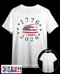 Freedom 250 years 1776-2026 United States of America flag shirt