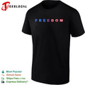 Freedom 250th Anniversary USA flag pattern shirt