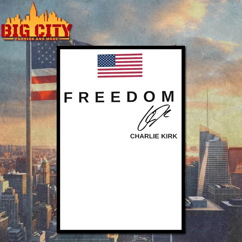Freedom Charlie Kirk signature shirt