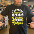 Freedom Of Religion Includes Freedom From Religion Humanism Atheist Humanist Kids Shirt