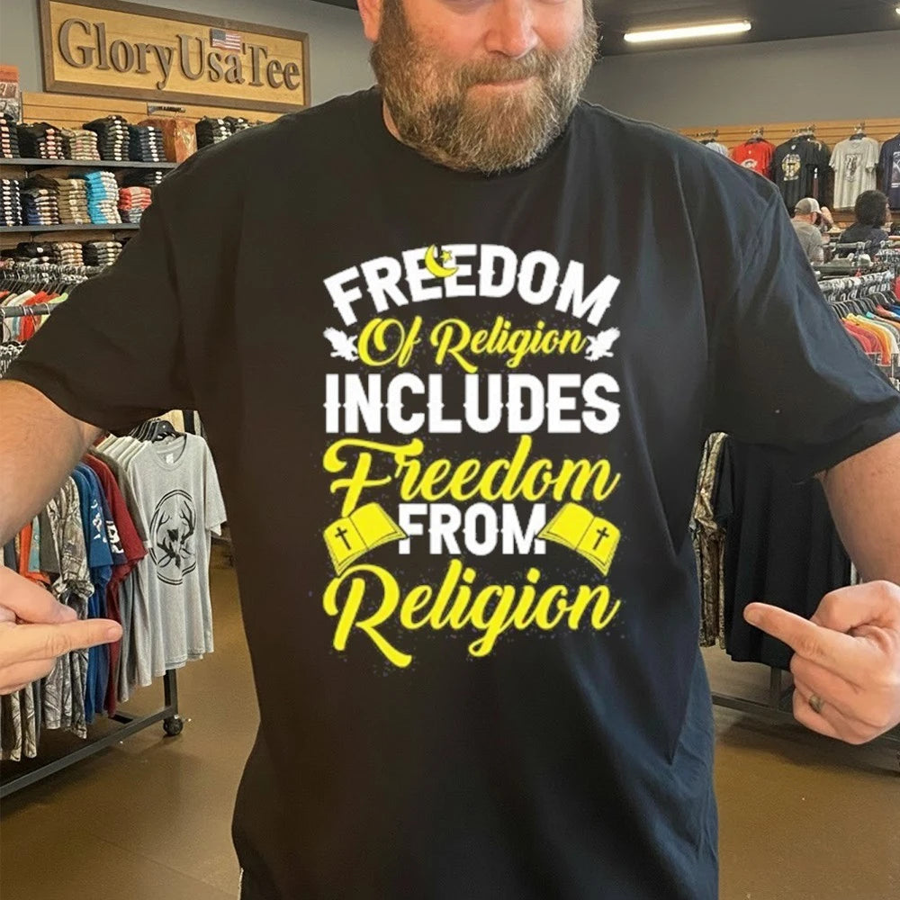 Freedom Of Religion Includes Freedom From Religion Humanism Atheist Humanist Kids Shirt