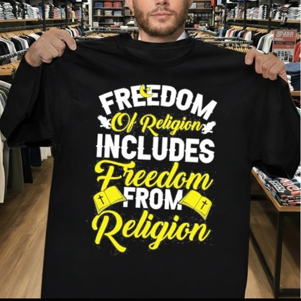 Freedom Of Religion Includes Freedom From Religion Humanism Atheist Humanist Kids Shirt