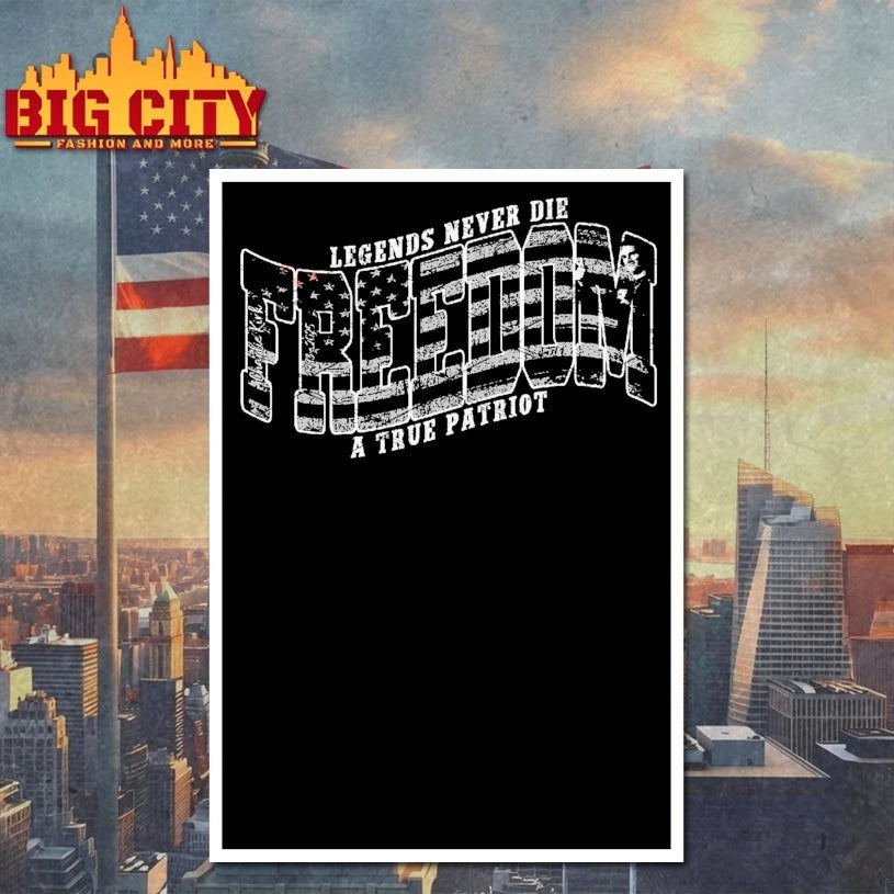 Freedom US Flag Legends Never Die Charlie A True Patriot Shirt
