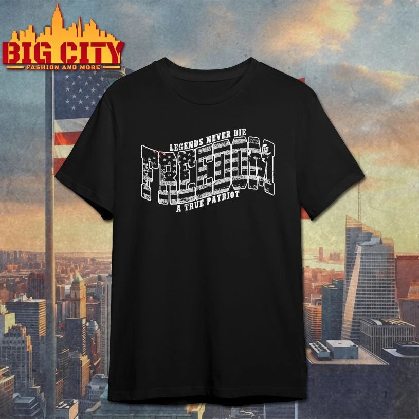 Freedom US Flag Legends Never Die Charlie A True Patriot Shirt
