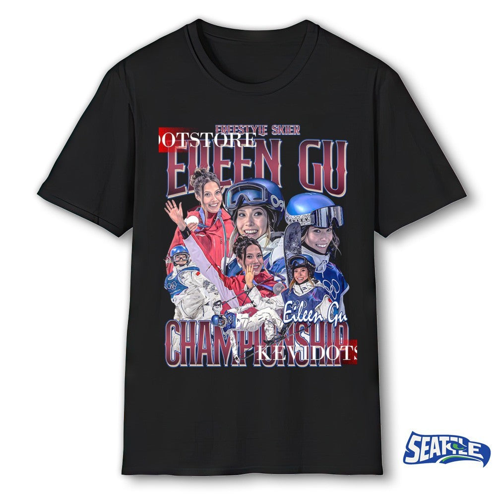 Freestyle Skier Eileen Gu Championship USA Milano Cortina 2026 Winter Olympics shirt