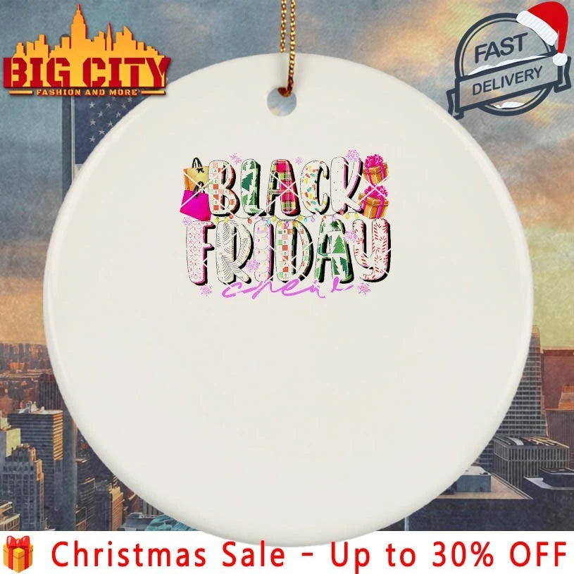 Friday Shopping Crew Christmas Lights PNG, Black Shopping Family