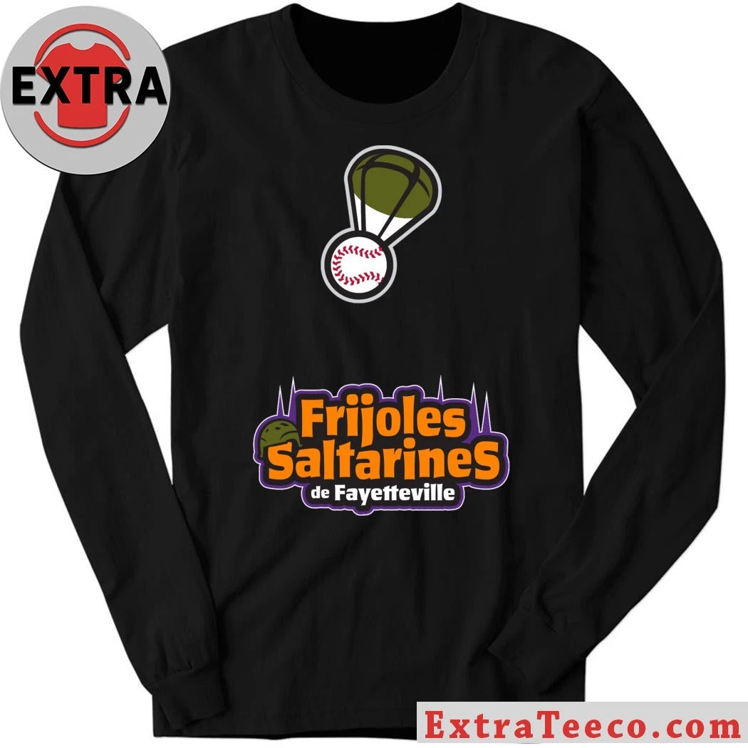 Frijoles Saltarines de Fayetteville baseball team logo Shirt